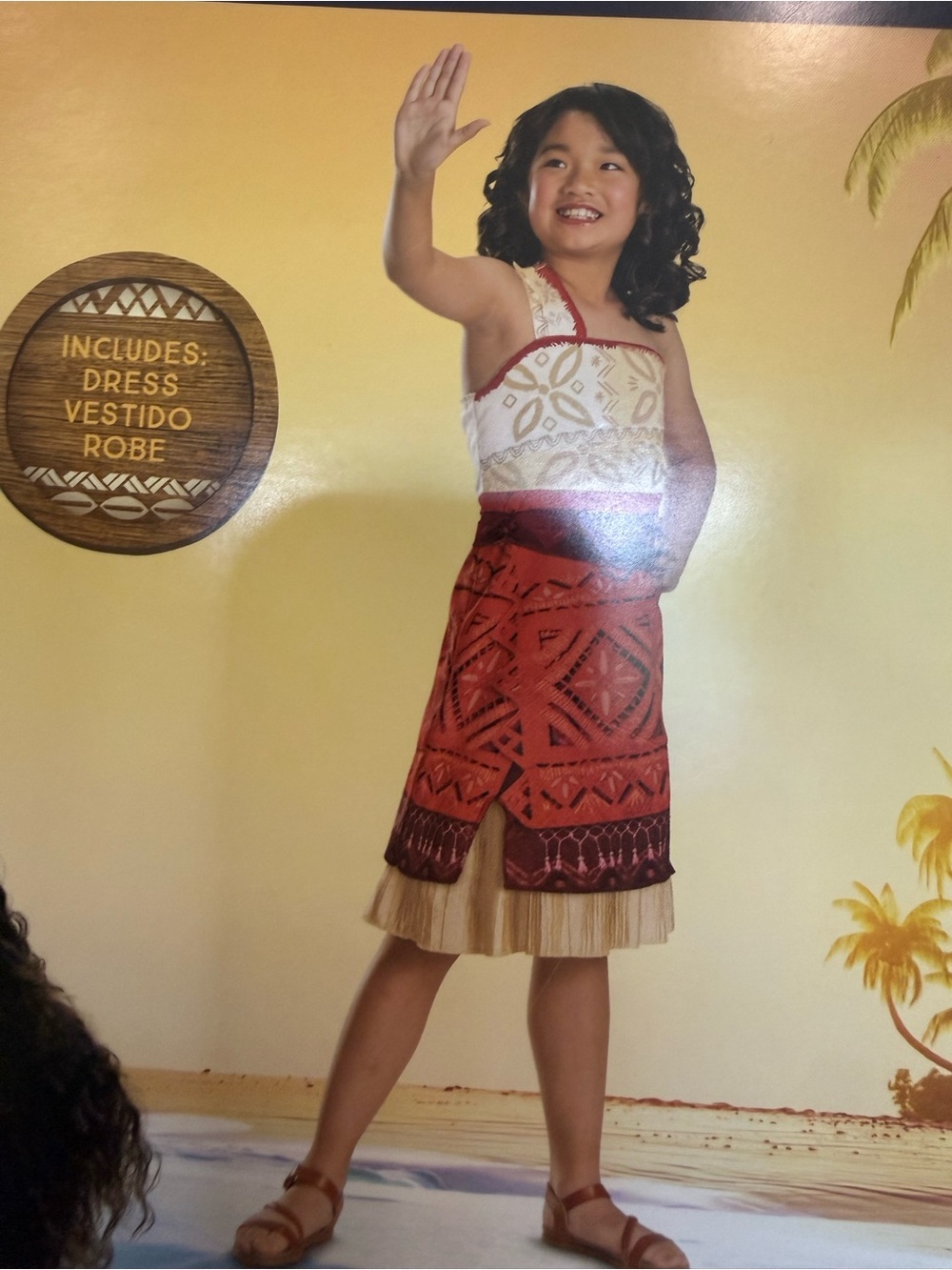 New Disney princess Moana costume - dress up or Halloween - 5/6, gift